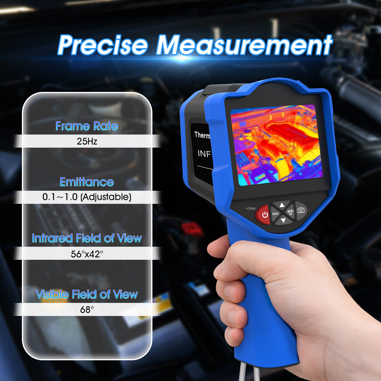 256x192 Thermal Camera 25Hz Ha - Thermal Imaging Camera 256X192 评论和价格